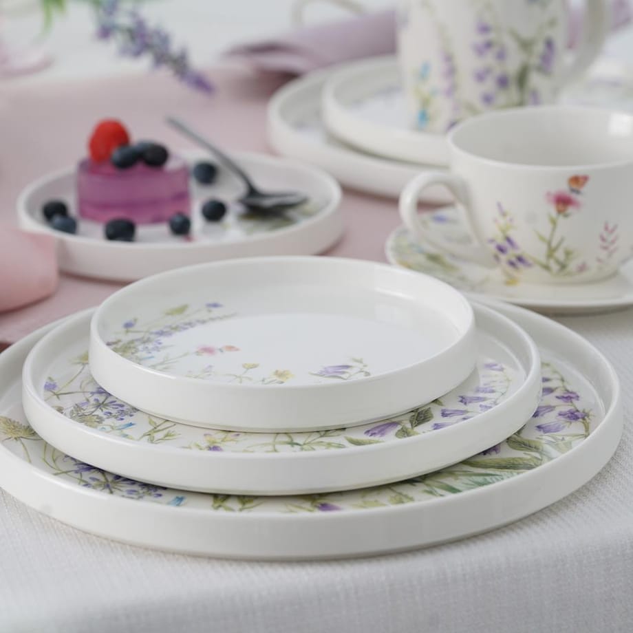 VILLA ITALIA Talerzyk deserowy 15 cm porcelanowy VIOLA