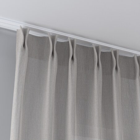 Zasłona na haczykach flex podwójnych 130x260 jasno beżowy