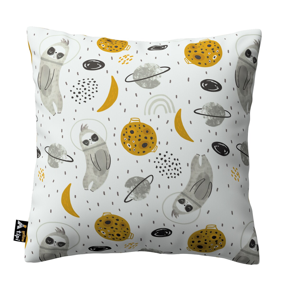 Poszewka Milly 43x43 biało-szara