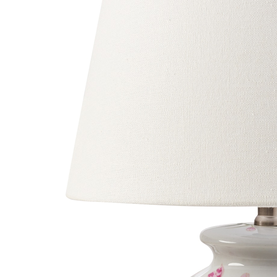 Lampa stołowa ACROSSO Porcelana Biały