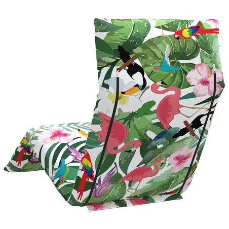 vidaXL Leżak składany wielokolorowy 175x54x8,5 cm Tkanina Oxford