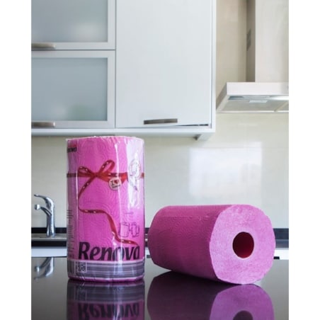 Ręcznik Papierowy Renova różowy 1R