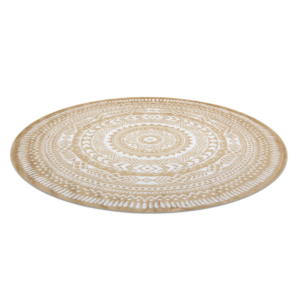 Dywan FUN Napkin serweta koło - złoty koło 160 cm