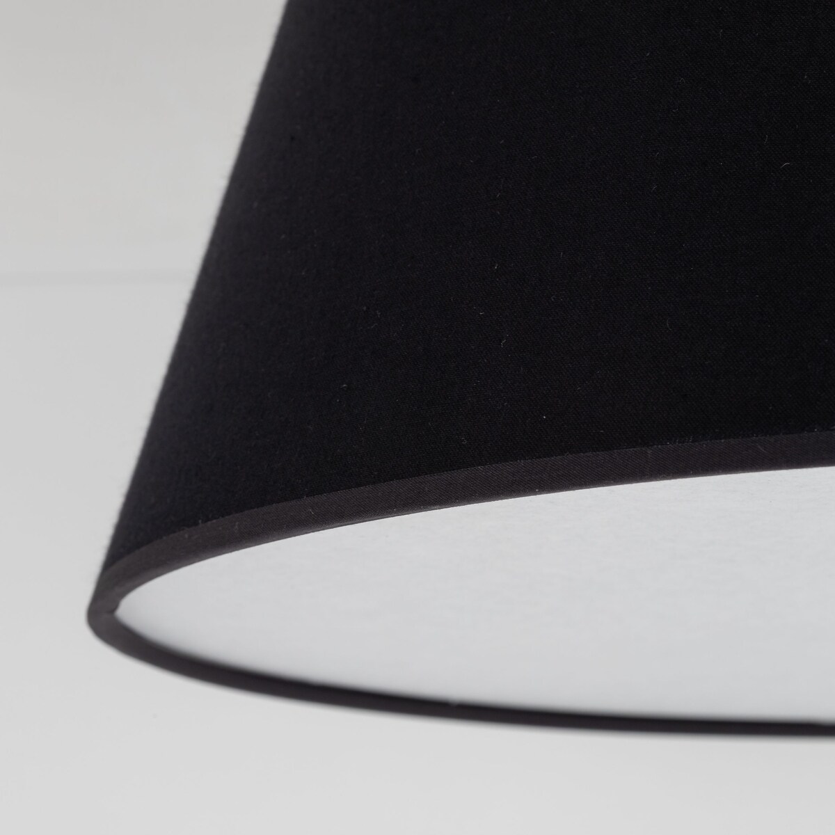 Lampa sufitowa TK Lighting FORMO BLACK 380 11206 czarno-biała 38 cm 2xE27 nowoczesna do salonu i sypialni