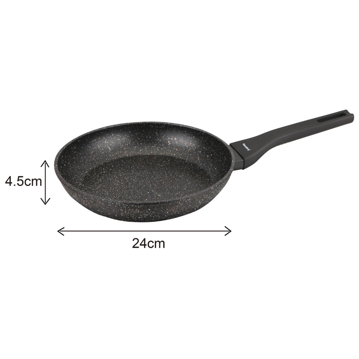 Komplet garnków z marmurkową powłoką nieprzywierającą 12-ele KLAUSBERG