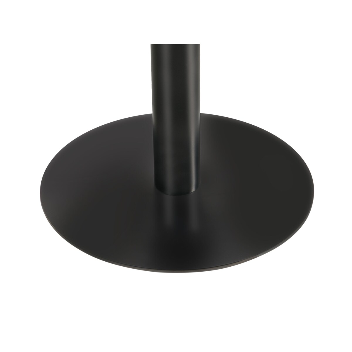 Stół barowy MORELLA Czarny/ ciemny brąz 60 cm