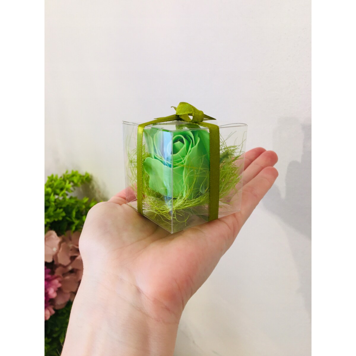 MYDLANA PACHNĄCA RÓŻA dla gości prezent pudełeczko