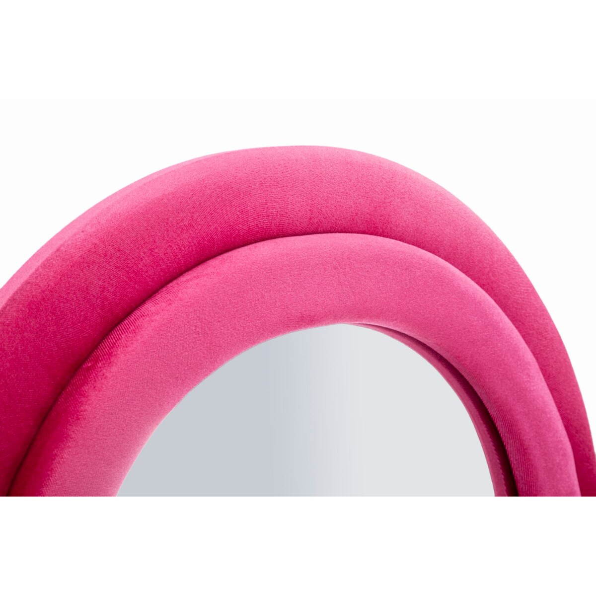Lustro ścienne Miki Fuchsia, kolor fuksja, płyta MDF i poliester, 60 x 4 x 160 cm, styl glamour, do salonu i przedpokoju, Mauro Ferretti