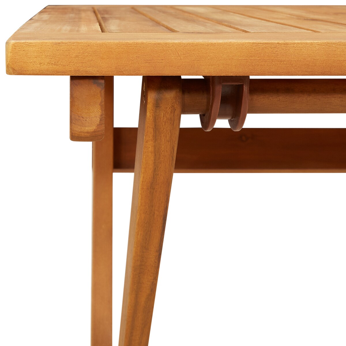 vidaXL Stół składany ogrodowy prostokątny 100x55x75 cm z twardego drewna akacjowego