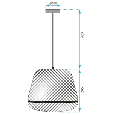 Lampa Wisząca Boho APP1338-1CP