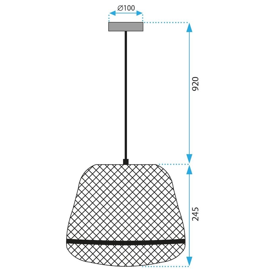 Lampa Wisząca Boho APP1338-1CP