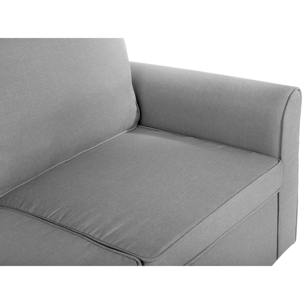 Narożnik rozkładany prawostronny jasnoszary NESNA