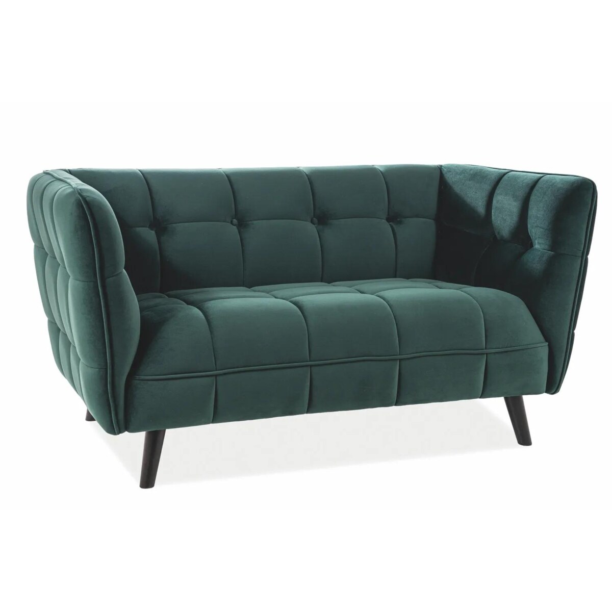 Sofa CASTELLO VELVET 2 zielona