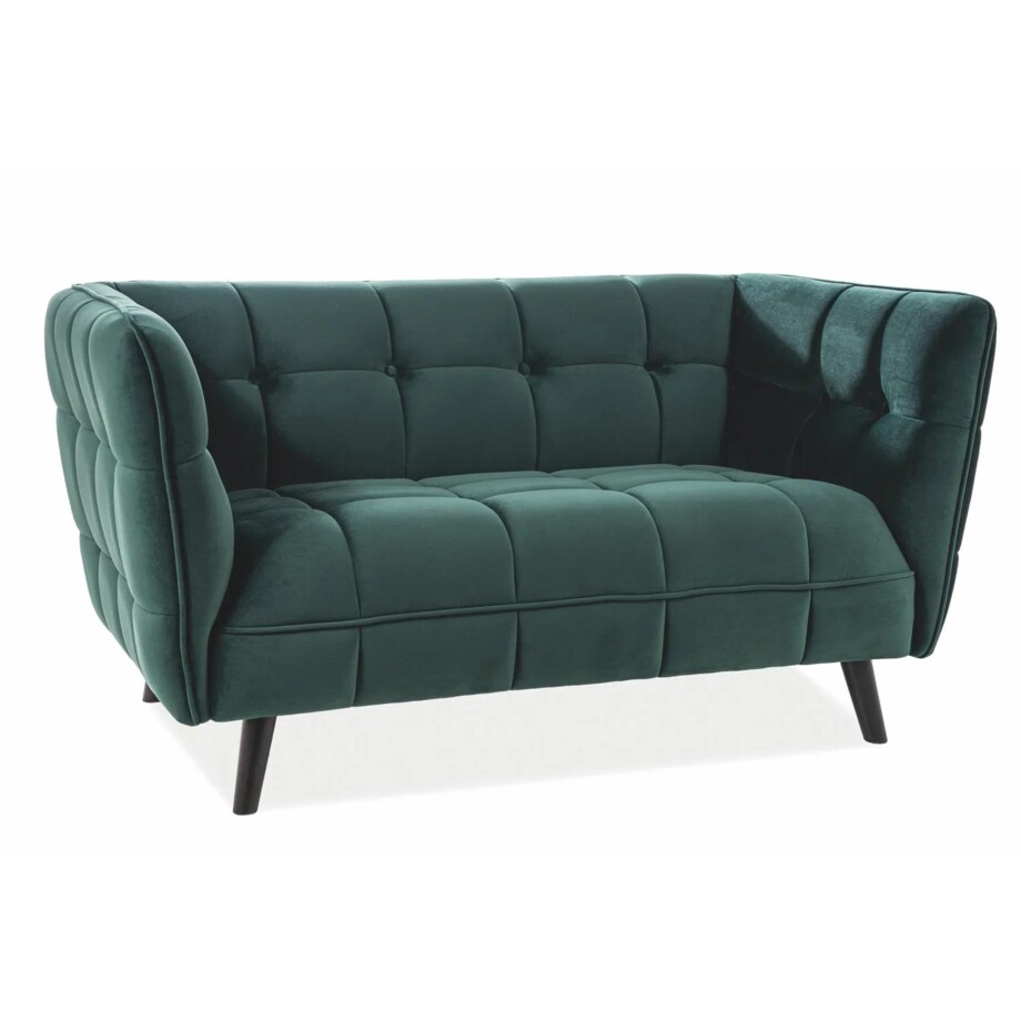 Sofa CASTELLO VELVET 2 zielona