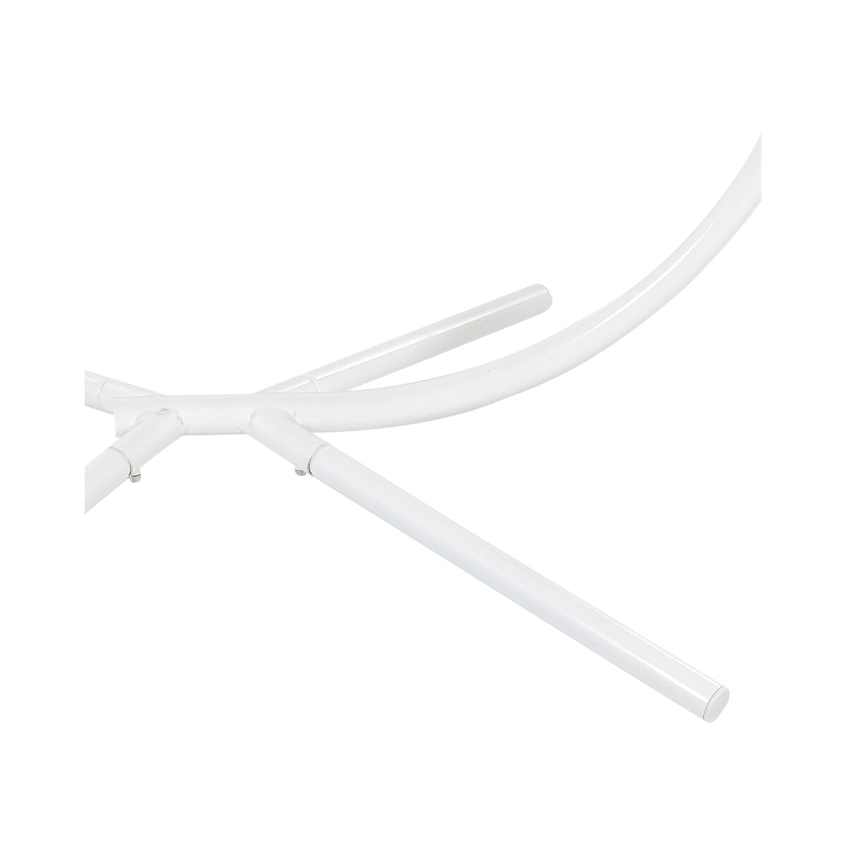 Fotel wiszący ze stojakiem biały ARCO