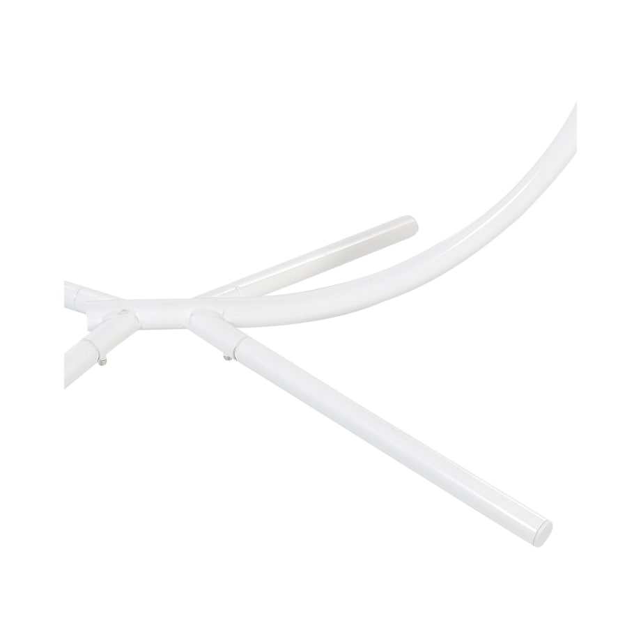 Fotel wiszący ze stojakiem biały ARCO