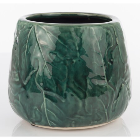 Osłonka ceramiczna zielona 12x15x15 cm COMINO