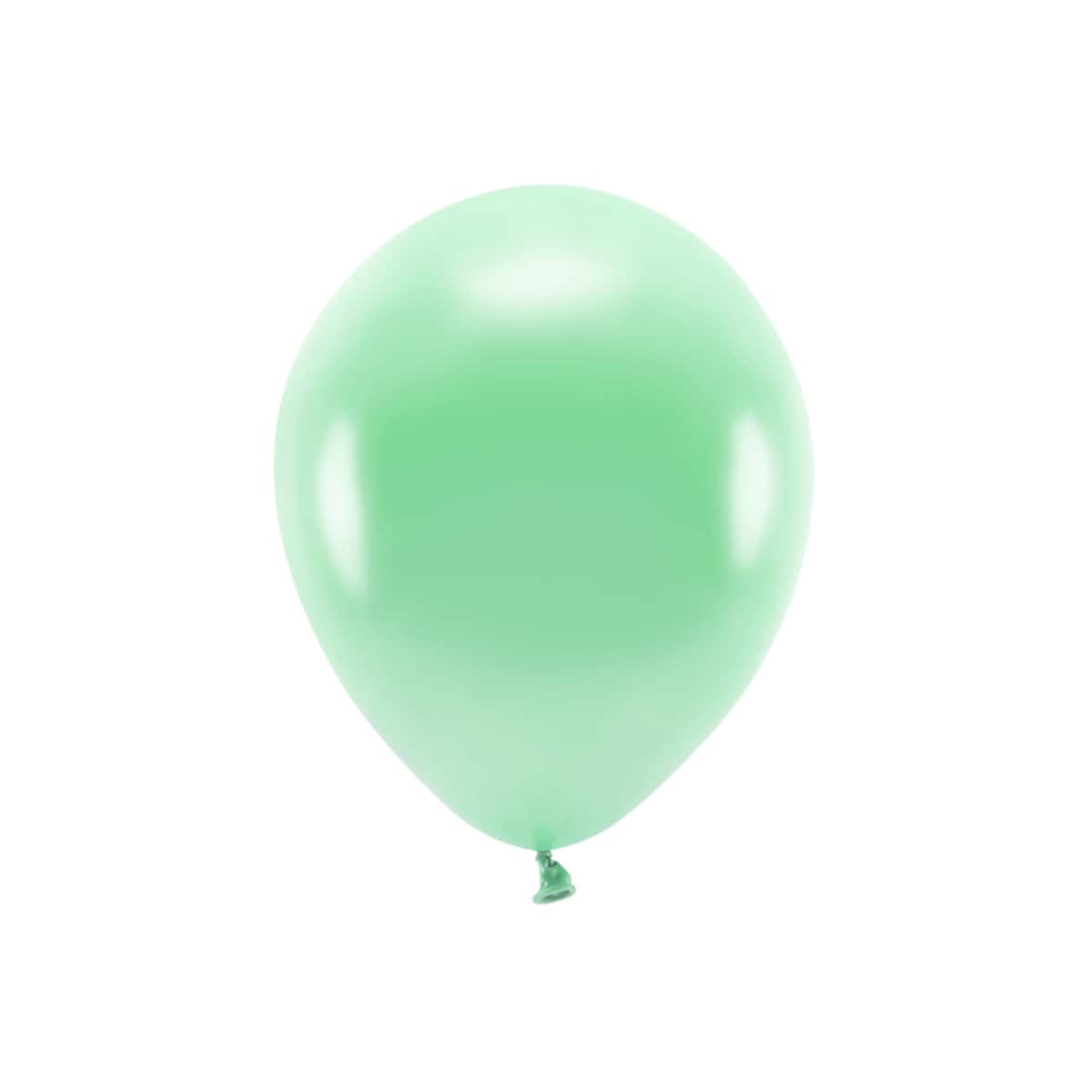 Balony Eco 30cm metalizowane, mięta (1 op. / 10 szt.)