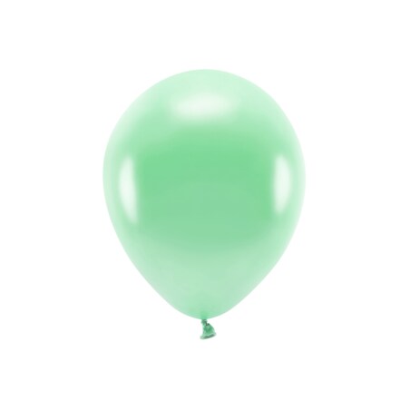 Balony Eco 30cm metalizowane, mięta (1 op. / 10 szt.)