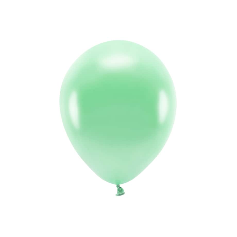 Balony Eco 30cm metalizowane, mięta (1 op. / 10 szt.)