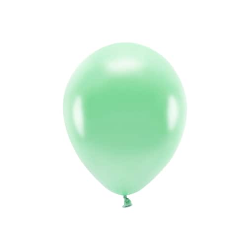 Balony Eco 30cm metalizowane, mięta (1 op. / 10 szt.)