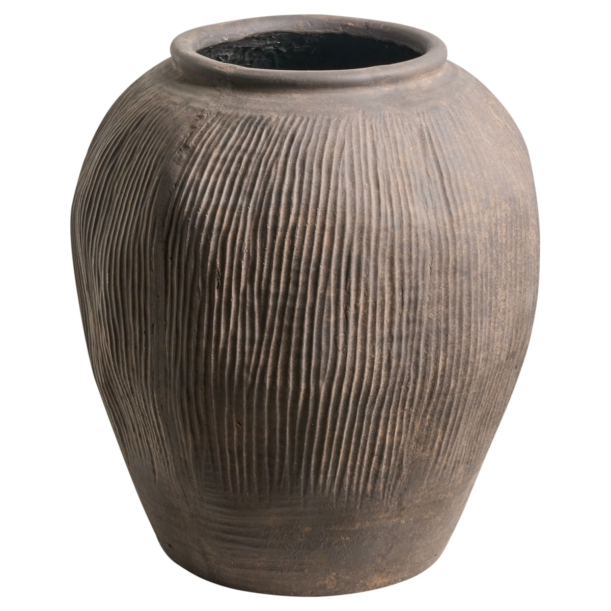 Wazon na kwiaty KATERINI 40 cm Brązowy