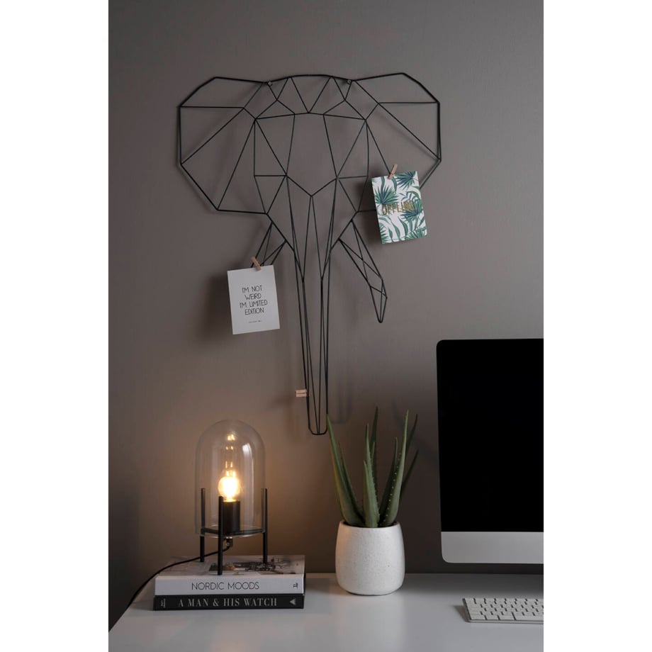 Lampa stołowa szklany klosz BELL, Ø 16 cm