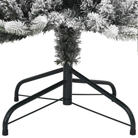 vidaXL Sztuczna choinka z 300 lampkami LED, ośnieżona, 180 cm