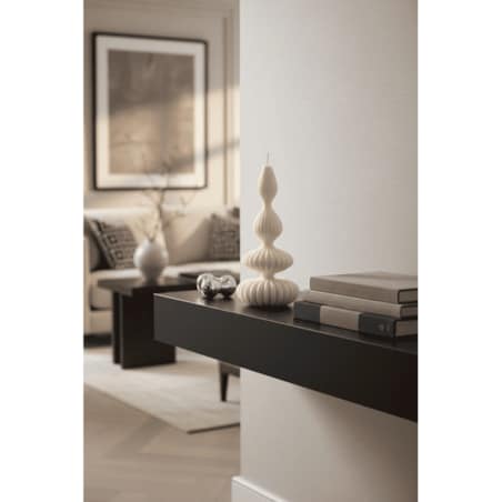 Świeca sojowa Elise o geometrycznej formie – elegancka dekoracja do stylowego wnętrza