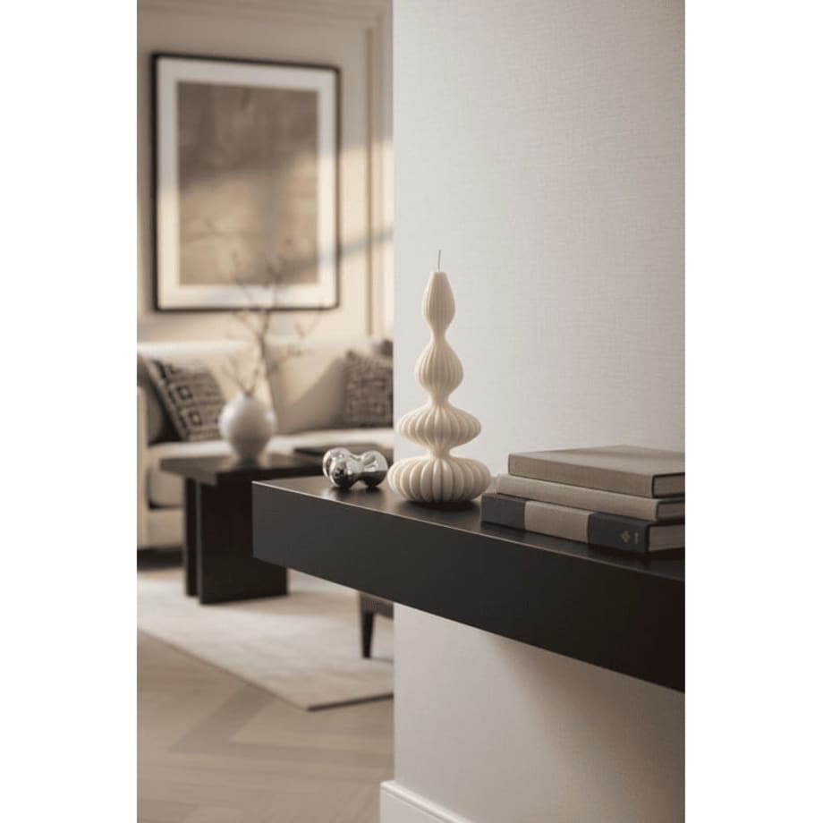 Świeca sojowa Elise o geometrycznej formie – elegancka dekoracja do stylowego wnętrza