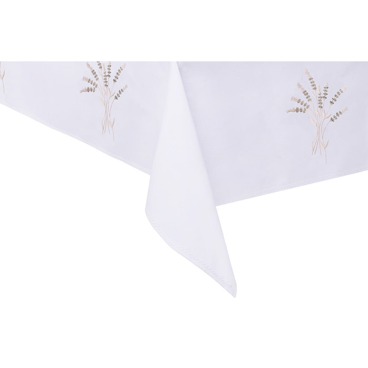 Konsimo CLIMAS Bieżnik plamoodporny, biały/kremowy