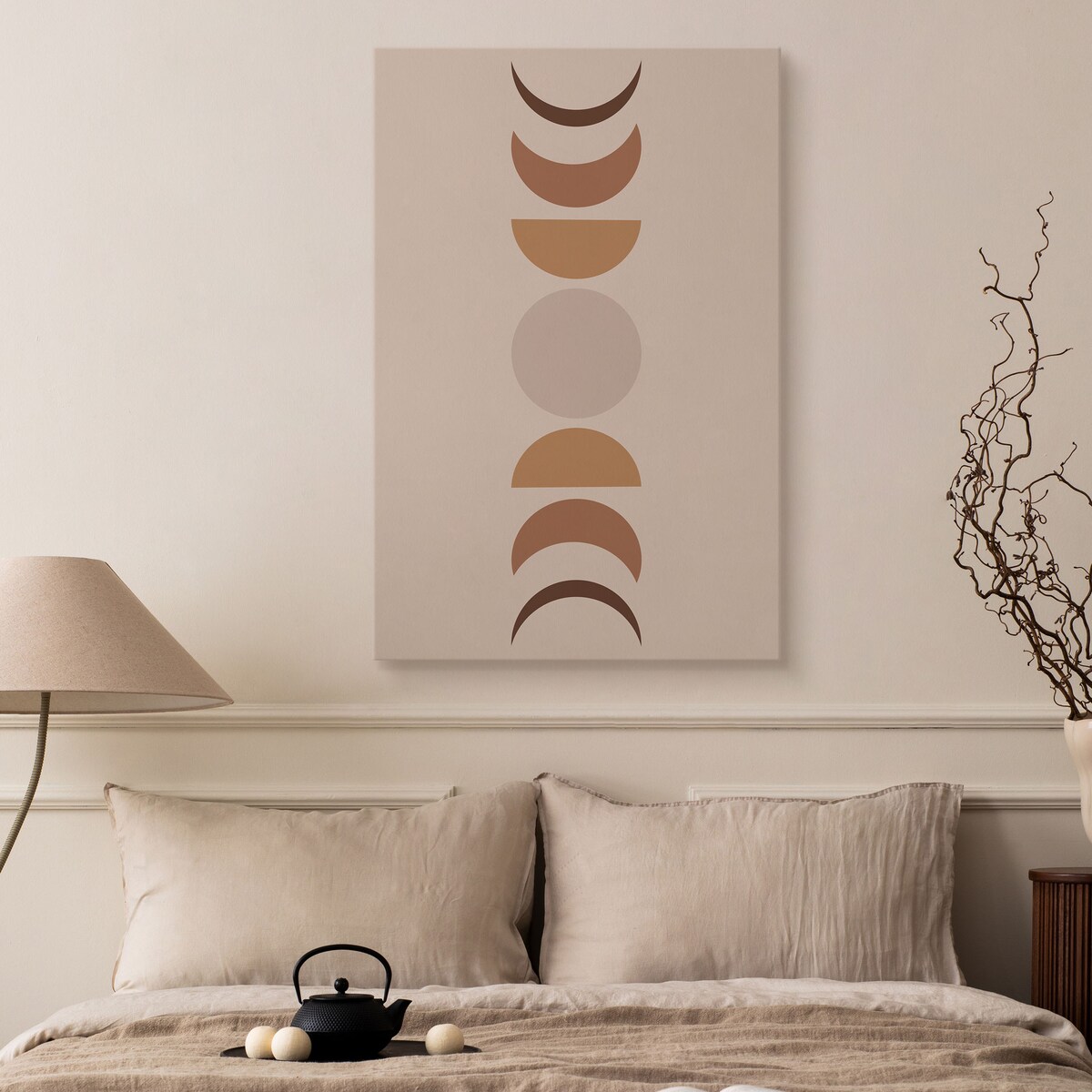 Obraz Słońce Księżyc Wzór Aztecki 30x40cm