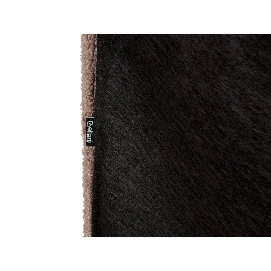 Łóżko boucle 160 x 200 cm brązowe VALOGNES