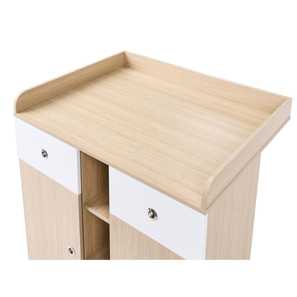 Komoda z przewijakiem DELISLE Jasnobrązowy