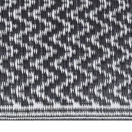 vidaXL Dywan zewnętrzny, ARAKIL czarny, 80 x 250 cm, PP