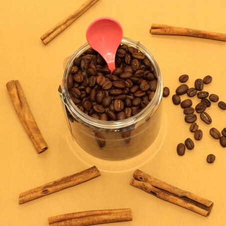 Kawa aromatyzowana o smaku CYNAMONOWYM ziarnista ARABICA PREMIUM 200g na prezent upominek dla kobiety mężczyzny faceta mamy taty żony męża