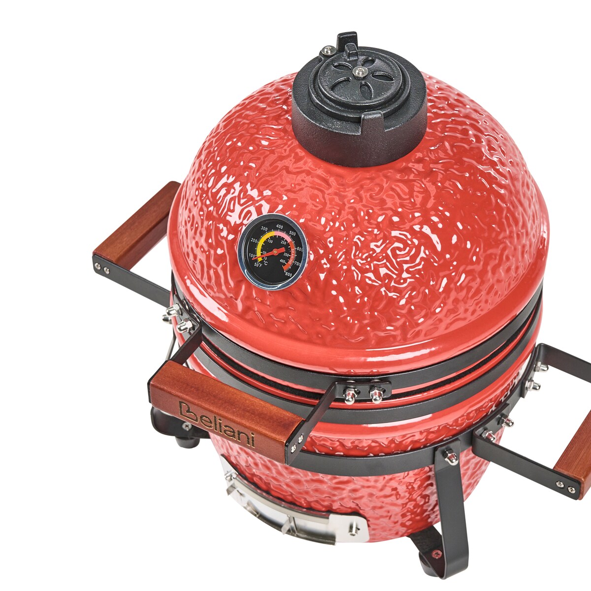 Mini grill węglowy KAMADO Ceramika Czerwony