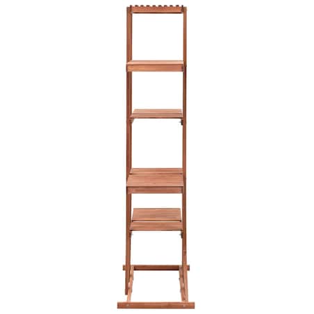 vidaXL Regał na rośliny z drewna cedrowego, 86 x 36 x 139 cm