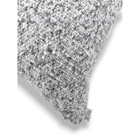 Szary zestaw poduszek w tropikalne liście - Echo Puszczy