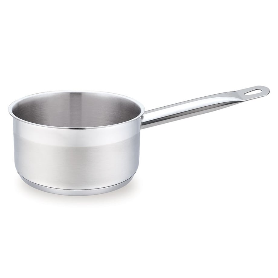 Rondel stalowy garnek z rączką mały 12cm 0.5L MAESTRO