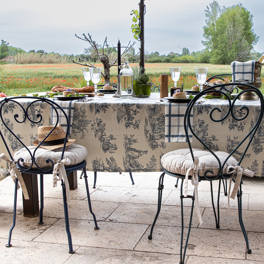 Poduszka na krzesło Marcin, szary, 40 x 37 x 8 cm, Loneta