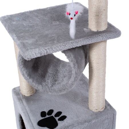 DRAPAK DLA KOTÓW SZARY 322137 XL