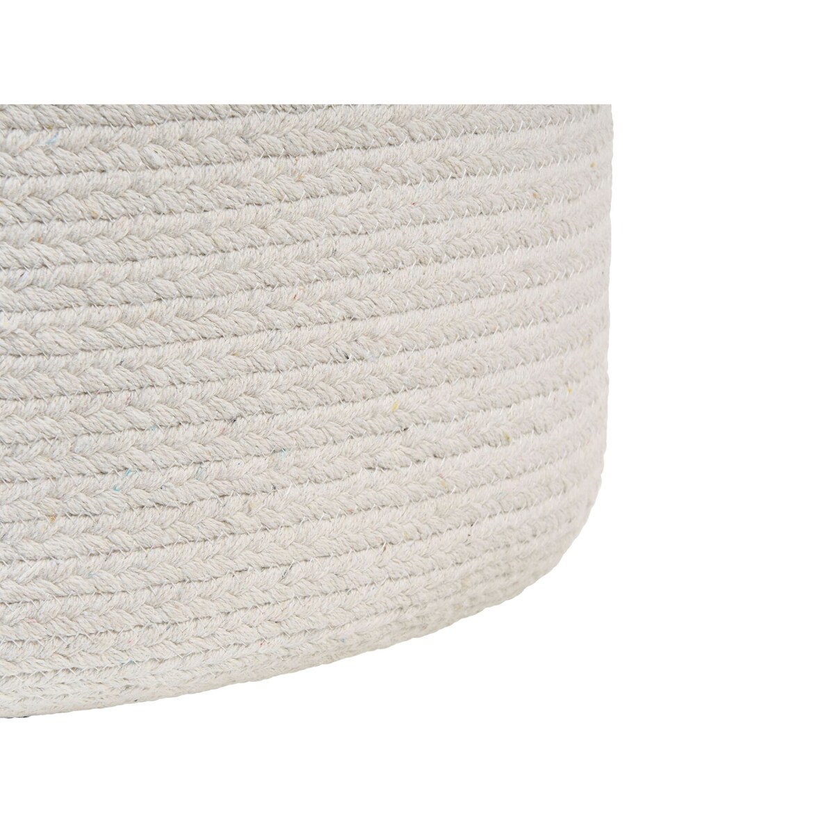 Puf ⌀ 46 cm biały DALAMA