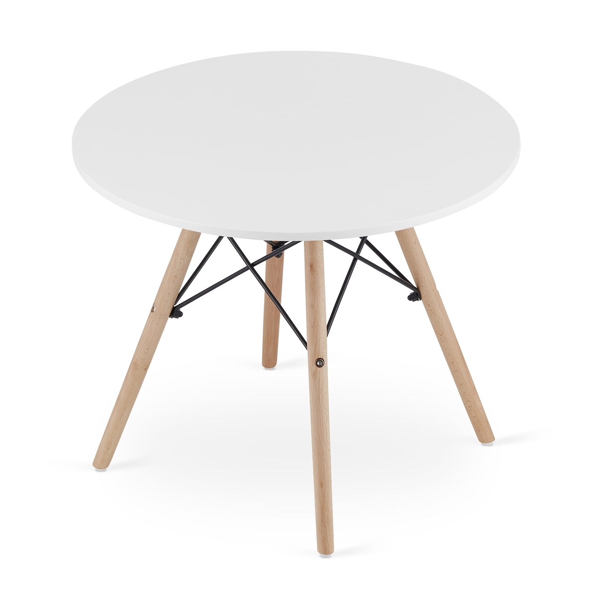 Stolik Maksi Okrągły 60 Cm - Biały