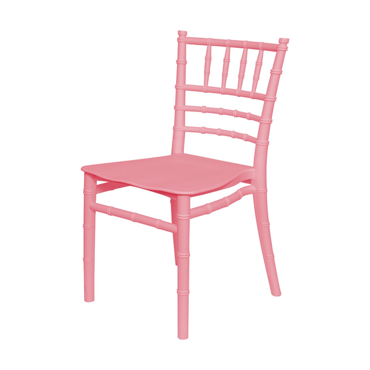 Krzesełko dla dzieci plastikowe z oparciem różowe dziecięce