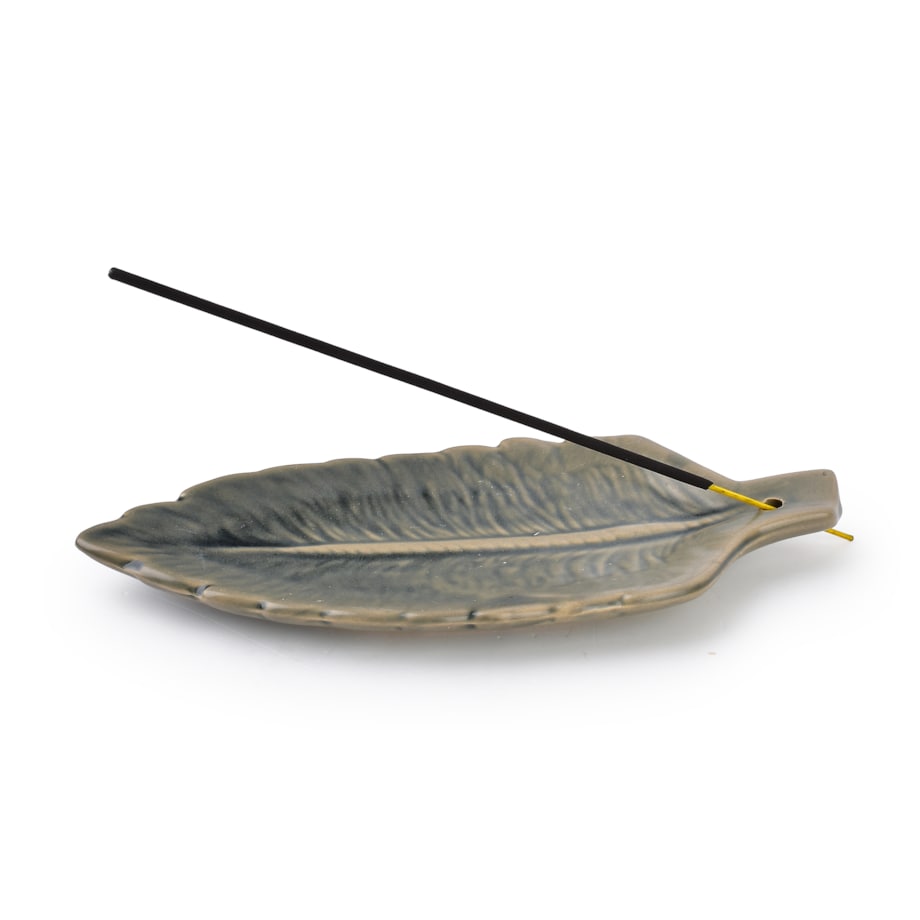 Podstawka pod kadzidło LIŚĆ 20x8x1,5cm