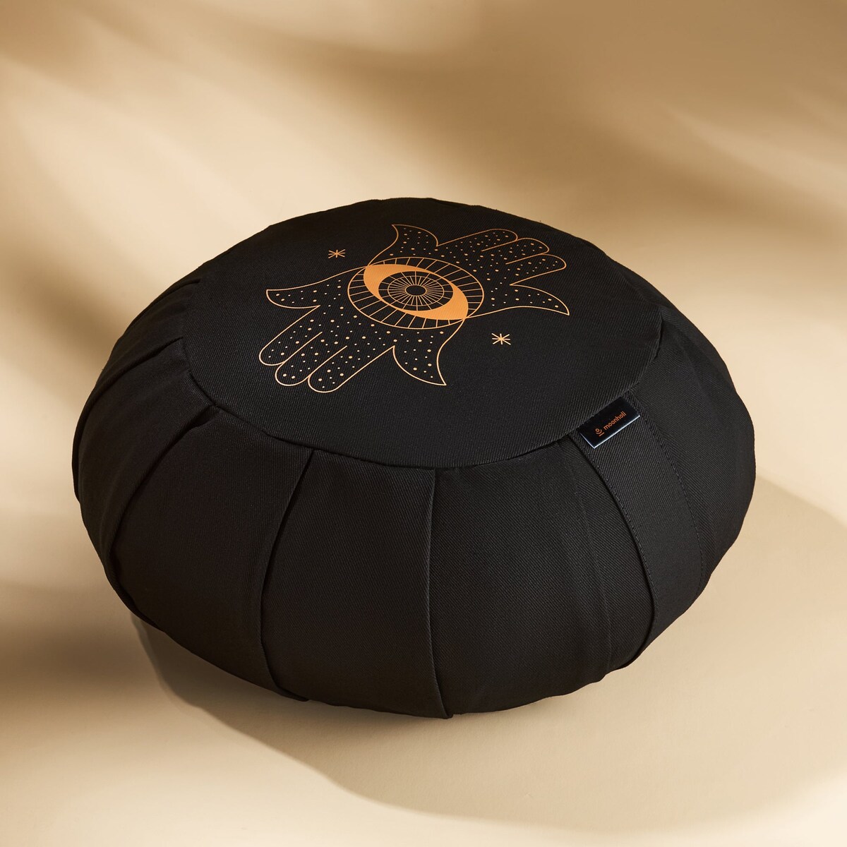 Poduszka do medytacji zafu NOT NOW, I'M MEDITATING - Illumination black