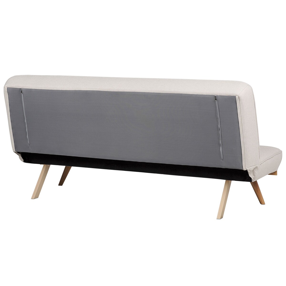 Sofa rozkładana KALFAFELL Beżowy dla 2 osób