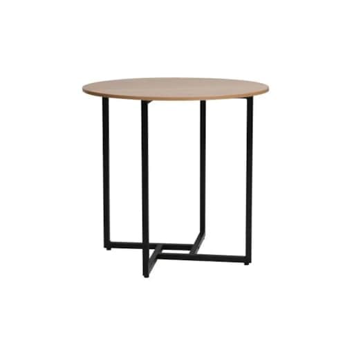 Stół okrągły ALTO II 80x80 dąb/czarny