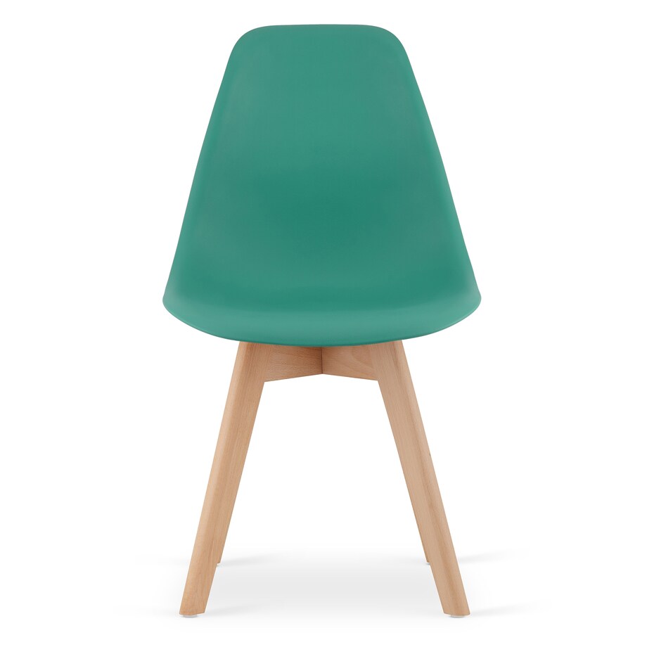 Krzesło do jadalni Kito Zielone, Nogi Naturalne 1 szt.